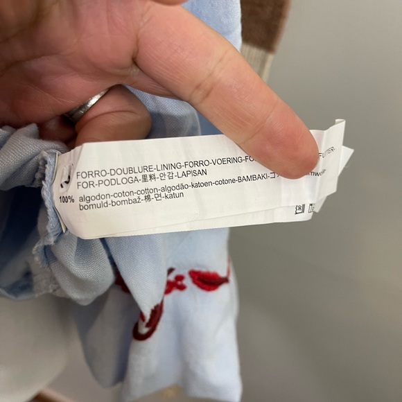 5 for 25
Zara Blue Cotton Off the Shoulder Bubble Sleeves BlouseRed Embroidery S - Picture 8 of 8